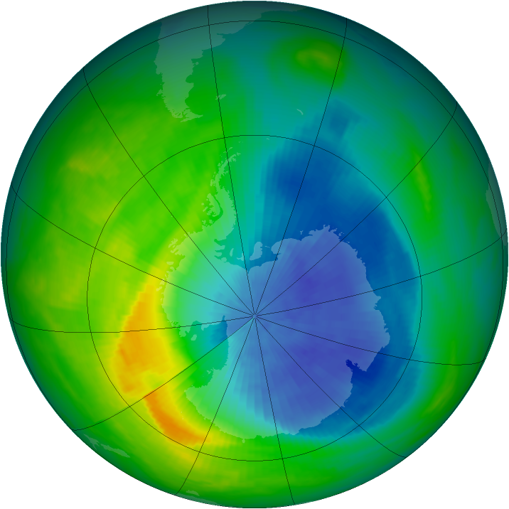 Ozone Map 1982-10-14